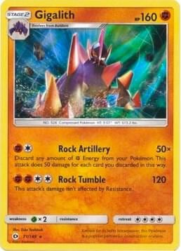 Gigalith - 71/149 (Cosmos Holo), Blister Exclusives 071/149