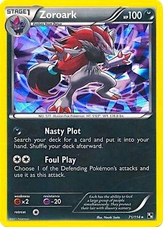 Zoroark - 71/114 (Cracked Ice Holo), Blister Exclusives 071/114
