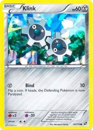 Klink - 74/114 (Cracked Ice Holo), Blister Exclusives 074/114