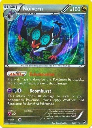 Noivern - 77/111 (Cosmos Holo), Blister Exclusives 077/111