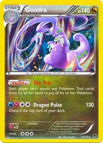Goodra - 77/119 (Cosmos Holo), Blister Exclusives 077/119