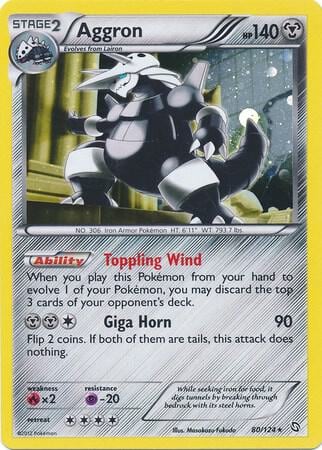 Aggron - 80/124 (Cosmos Holo), Blister Exclusives 080/124