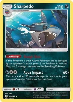 Sharpedo - 82/149 (Cosmos Holo), Blister Exclusives 082/149