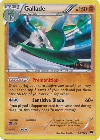 Gallade - 84/162 (Cosmos Holo), Blister Exclusives 084/162