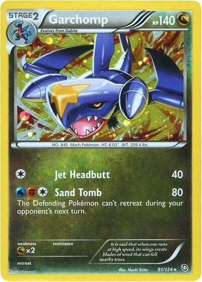 Garchomp - 91/124 (Cosmos Holo), Blister Exclusives 091/124
