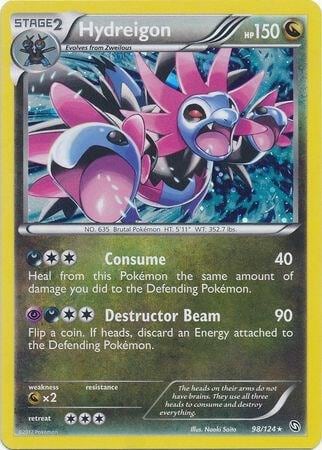 Hydreigon - 98/124 (Cosmos Holo), Blister Exclusives 098/124