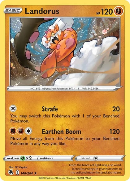 Landorus - 148/264 (Cosmos Holo), Blister Exclusives 148/264