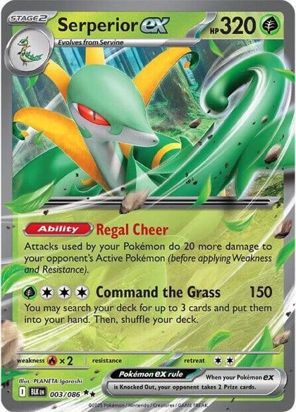 Serperior ex, SV: Black Bolt 003/086
