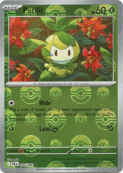 Petilil (Poke Ball Pattern), SV: Black Bolt 006/086