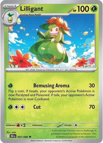Lilligant, SV: Black Bolt 007/086