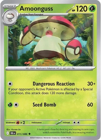 Amoonguss, SV: Black Bolt 011/086