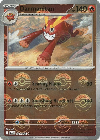 Darmanitan (Poke Ball Pattern), SV: Black Bolt 014/086