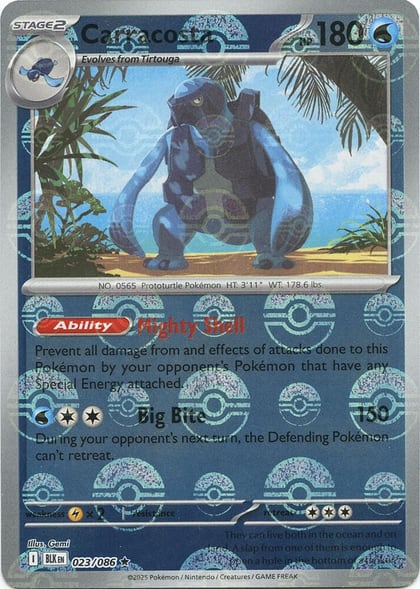 Carracosta (Poke Ball Pattern), SV: Black Bolt 023/086