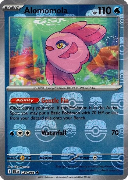 Alomomola (Master Ball Pattern), SV: Black Bolt 024/086