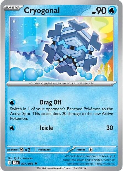 Cryogonal, SV: Black Bolt 027/086