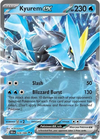 Kyurem ex, SV: Black Bolt 028/086