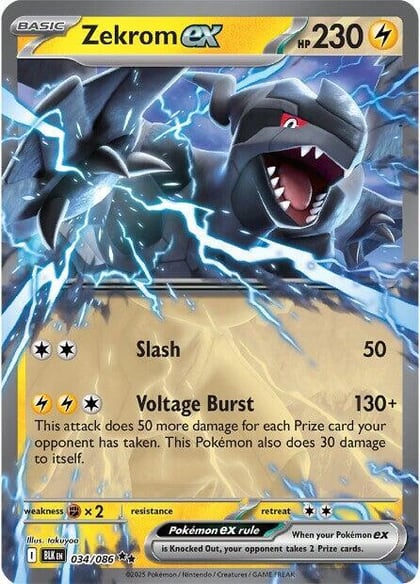 Zekrom ex, SV: Black Bolt 034/086