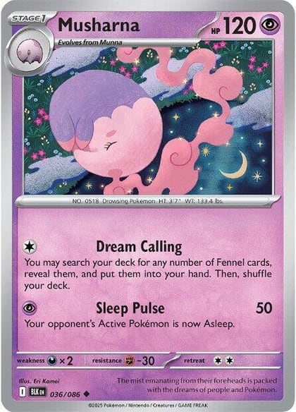 Musharna, SV: Black Bolt 036/086