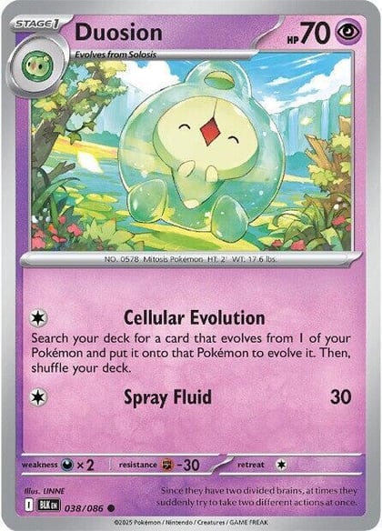 Duosion, SV: Black Bolt 038/086