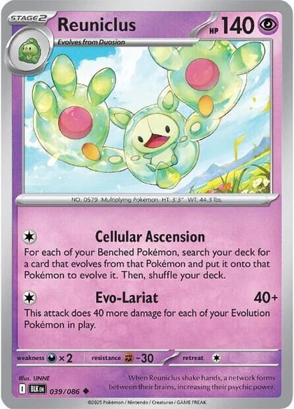 Reuniclus, SV: Black Bolt 039/086