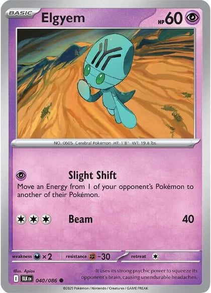 Elgyem, SV: Black Bolt 040/086