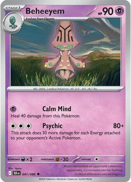 Beheeyem, SV: Black Bolt 041/086