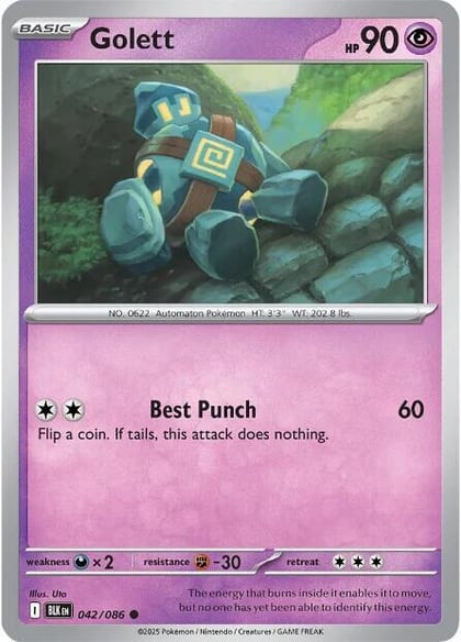 Golett, SV: Black Bolt 042/086