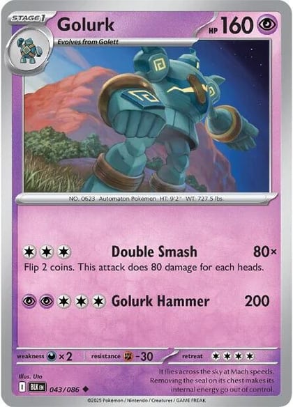 Golurk, SV: Black Bolt 043/086