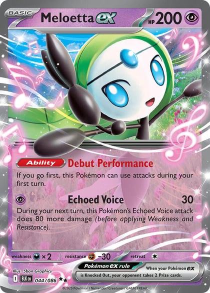 Meloetta ex, SV: Black Bolt 044/086