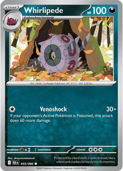 Whirlipede, SV: Black Bolt 055/086
