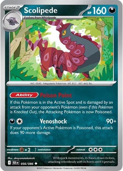Scolipede, SV: Black Bolt 056/086