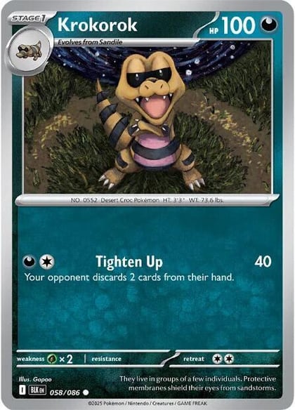 Krokorok, SV: Black Bolt 058/086