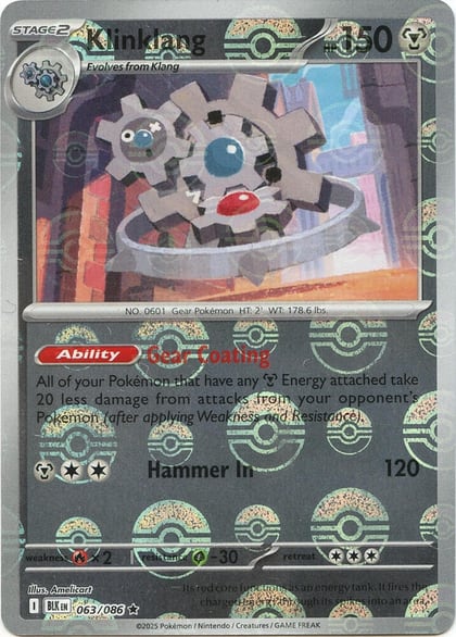 Klinklang (Poke Ball Pattern), SV: Black Bolt 063/086