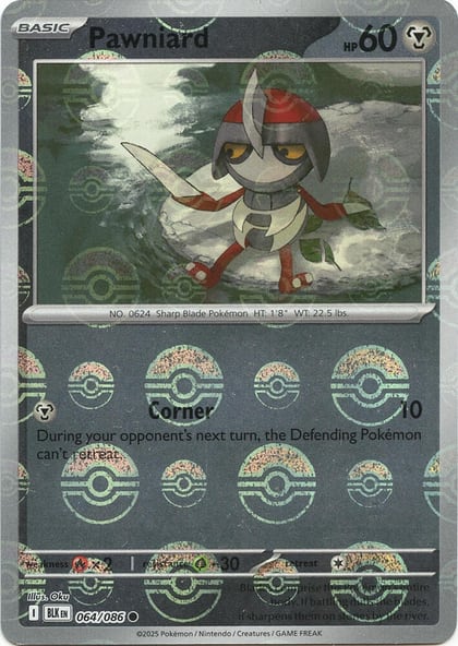 Pawniard (Poke Ball Pattern), SV: Black Bolt 064/086