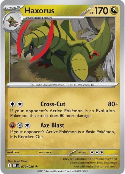 Haxorus, SV: Black Bolt 070/086
