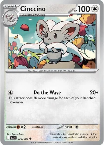 Cinccino, SV: Black Bolt 076/086