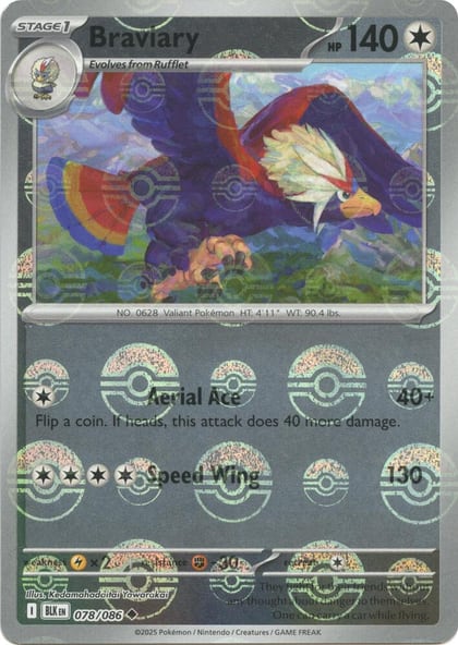 Braviary (Poke Ball Pattern), SV: Black Bolt 078/086