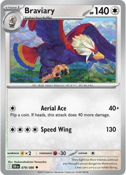 Braviary, SV: Black Bolt 078/086