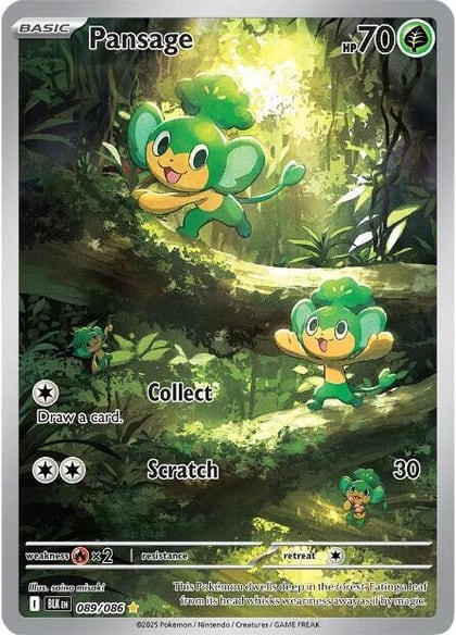 Pansage - 089/086, SV: Black Bolt 089/086