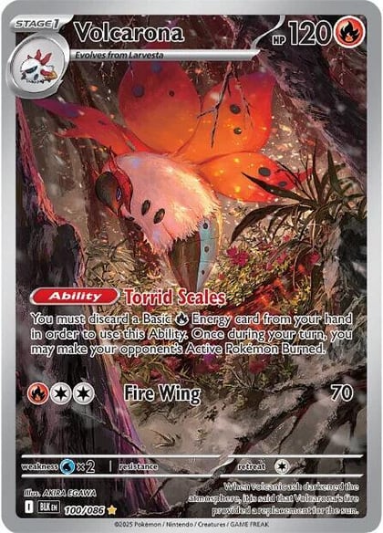 Volcarona - 100/086, SV: Black Bolt 100/086
