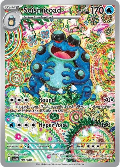 Seismitoad - 105/086, SV: Black Bolt 105/086