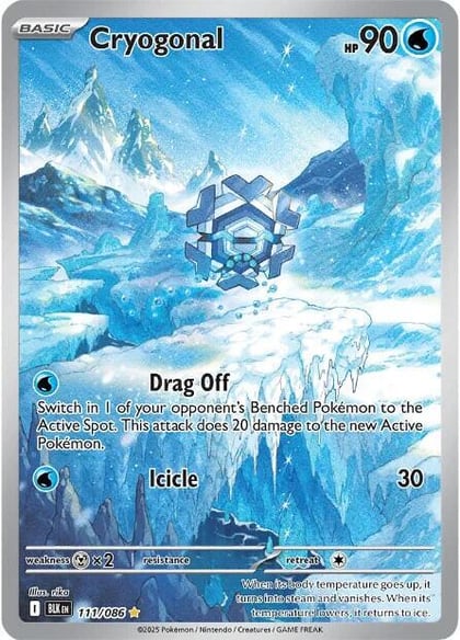 Cryogonal - 111/086, SV: Black Bolt 111/086