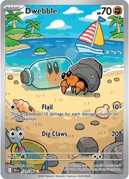 Dwebble - 129/086, SV: Black Bolt 129/086