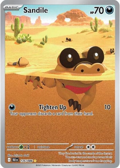 Sandile - 135/086, SV: Black Bolt 135/086