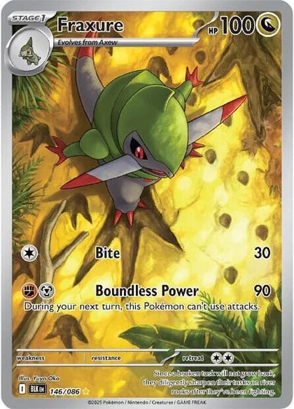 Fraxure - 146/086, SV: Black Bolt 146/086