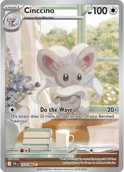 Cinccino - 153/086, SV: Black Bolt 153/086