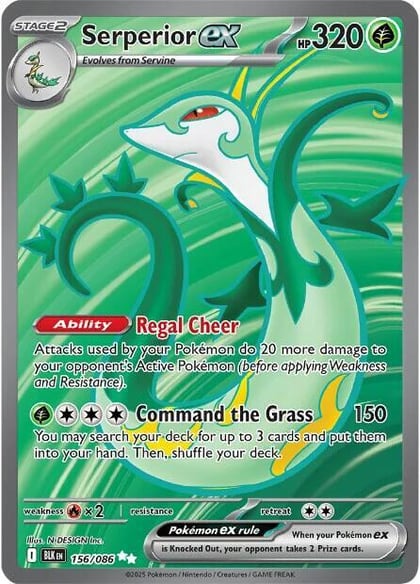 Serperior ex - 156/086, SV: Black Bolt 156/086