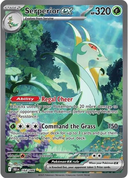 Serperior ex - 164/086, SV: Black Bolt 164/086