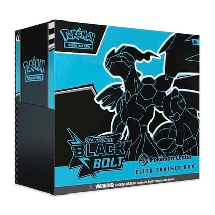 Black Bolt Pokemon Center Elite Trainer Box (Exclusive), SV: Black Bolt P630687