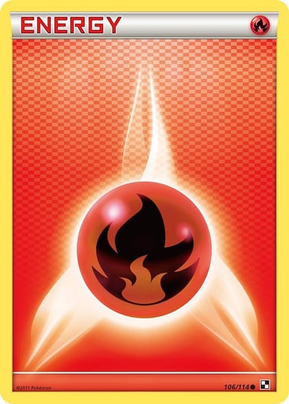 Fire Energy, Black and White 106/114